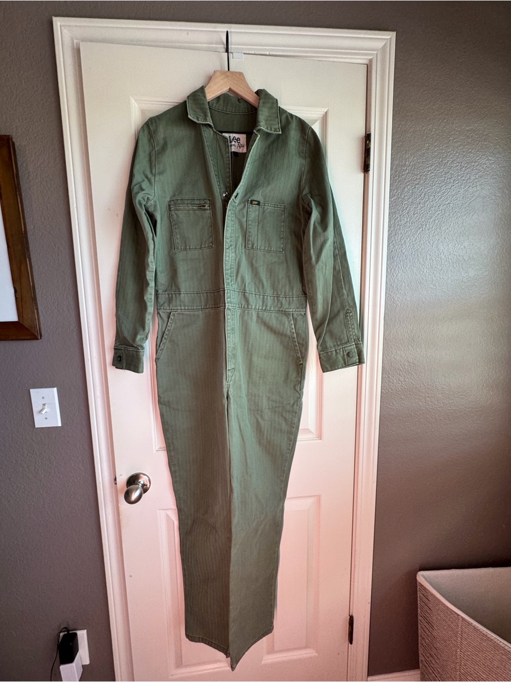 Lee Olive Green Union-Alls Workwear Jumpsuit